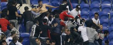 Fighting at Lyon - Besiktas