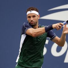 Trompazos de Dimitrov, Ruud y Garín; Medvedev y Tsitsipas, bien