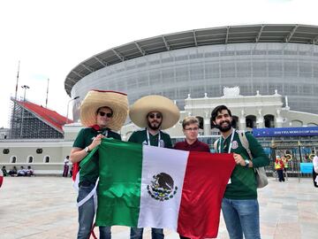 México vs. Suecia: El ambiente y color previo al partido