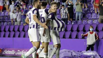 Toni Villa, máximo goleador del Real Valladolid actualmente.