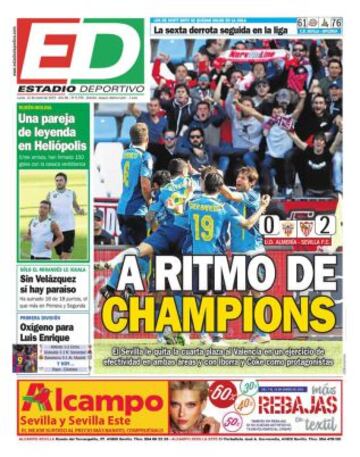 Portadas de la prensa deportiva