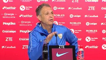 Caparrós: "Los objetivos son a corto plazo y eso es ganar al Rayo"