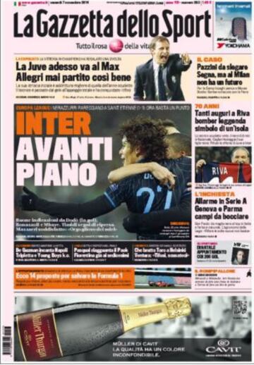 Portadas de la prensa deportiva