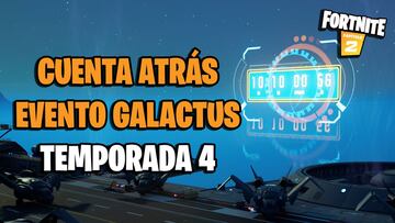 Fortnite Temporada 4: el evento de Galactus ya tiene fecha y hora