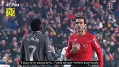 Más leña: DAZN capta la extraña charla de Martínez Munuera a Vinicius tras el penalti no pitado