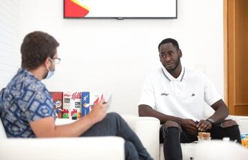 Usman Garuba, durante la entrevista con Diario As.