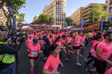 Las calles de Madrid se ti?en de rosa