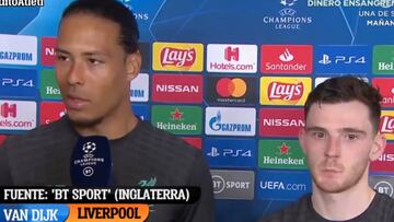 Pulla de Van Dijk al Atlético y a todo el fútbol español