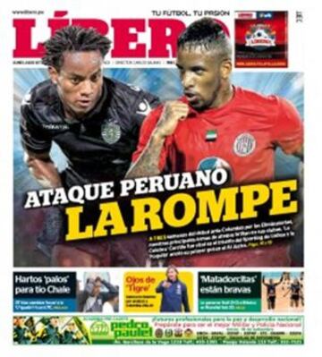 Portadas de la prensa deportiva