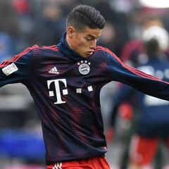 James Rodríguez, en duda para la final de la Copa de Alemania