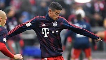 James Rodríguez, volante colombiano del Bayern Múnich