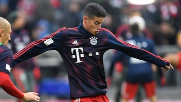 James Rodr&iacute;guez, volante colombiano del Bayern M&uacute;nich