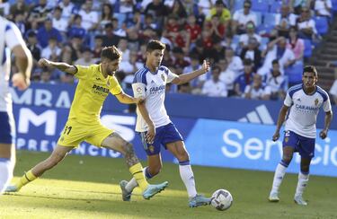 El jugador zaragocista está atravesando un momento dulce de juego. En el partido del pasado fin de semana aportó acierto goleador a su buen hacer en el centro del campo.