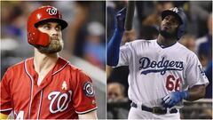 Bryce Harper y Yasiel Puig. 