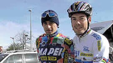 <B>DOS GALLOS.</b> Bettini y Freire continuarán compartiendo el liderazgo.