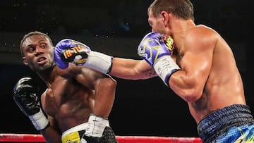 Lomachenko suma su segundo mundial WBO del superpluma tras ganar a Walters, que decidi&oacute; no saltar al ring en el s&eacute;ptimo asalto.