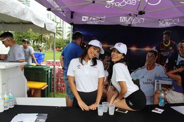 Las bellezas que vieron el Madrid - Barcelona en Miami