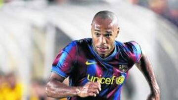 <b>¿SU ÚLTIMO AÑO? </b>Thierry Henry puso en apuros a Pep Guardiola.