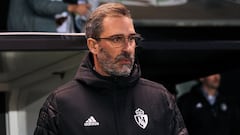 Jon Perez Bolo, head coach of SD Ponferradina looks on during Spanish Second division, Liga SmartBank football match played between Burgos CF and SD Ponferradina at El Plantio stadium, on November 14th, in Burgos, Spain.
 AFP7 
 14/11/2021 ONLY FOR USE IN