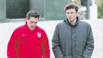 <b>DIÁLOGO. </b>Toni habló ayer con Pepe Murcia en Majadahonda.