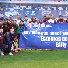 Jugadores de Cruz Azul mandan mensaje a Billy Álvarez