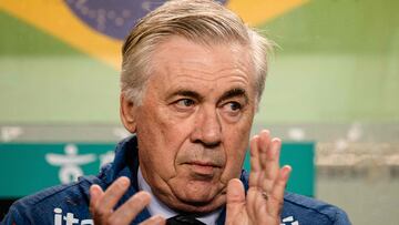 Carlo Ancelotti, seleccionador de Brasil.