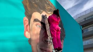 Inauguran en Argentina mural de Franco Colapinto