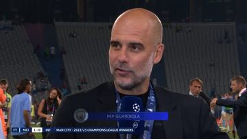 Le preguntan a Guardiola qué siente por ganar y el presentador tiene que pedir disculpas a la audiencia