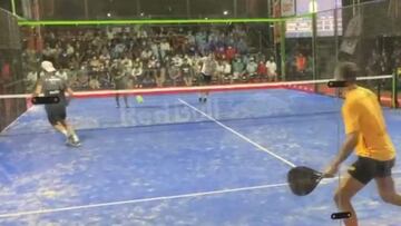 El espectacular punto de pádel con una humorada del número uno del mundo