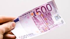Los billetes de 500 euros, en caída libre