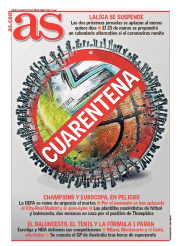 Las portadas de AS de marzo