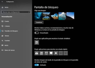 Cómo ver el tiempo y el correo desde la pantalla de bloqueo de Windows 10