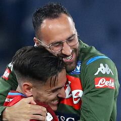 Ospina y Meret: Competencia y buena relación en el Napoli