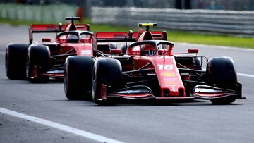 Vettel y Leclerc, Ferrari SF90. Monza, Italia. F1 2019.