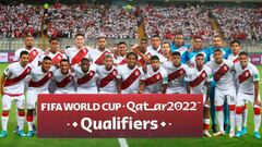 Formación de Perú en el repechaje para el Mundial 2022