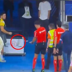 Identificado el individuo que lanzó un vaso al árbitro del Espanyol-Villarreal