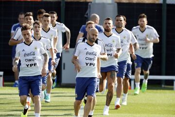 Así fue el entrenamiento de la Selección en Barcelona