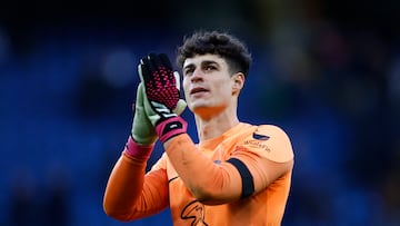 Kepa Arrizabalaga, jugador del Chelsea, agradece el apoyo a los aficionados.