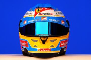 El casco de Fernando Alonso.