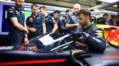 Ricciardo, con el &#039;aeroscreen&#039; de Red Bull en Sochi.