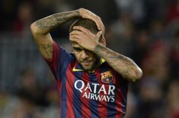 Barcelona-Espanyol. Dani Alves.