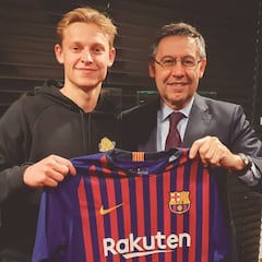 Frenkie De Jong será el vigésimo holandés que juega en el Barça