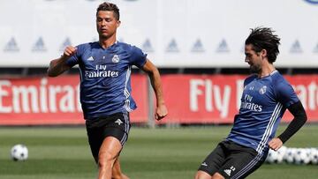 Zidane hace el último ensayo antes de viajar a Cardiff