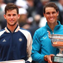 Thiem's "ultimate challenge" against Nadal: the numbers