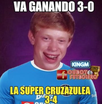 América perdía 0-3 en 25 minutos, pero en la segunda mitad revivió el verbo 'Cruzazulear' y le pegó 3-4 a La Máquina, ¡Los memes están imperdibles!