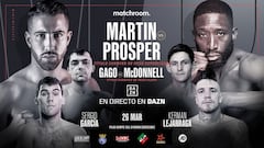 Cartel promocional de la segunda velada de Matchroom en Espa&ntilde;a.