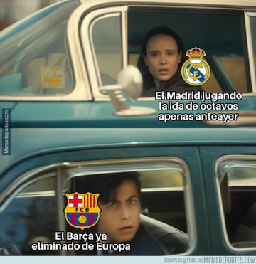 Los memes no tienen piedad con la eliminación del Barça