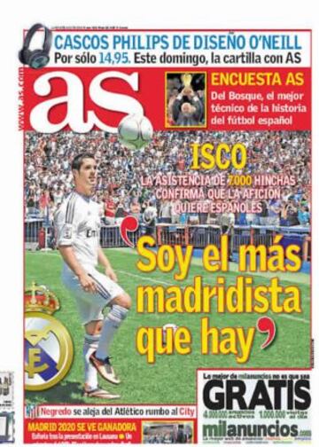 Las portadas de AS de julio