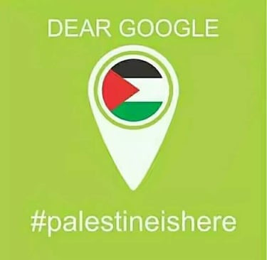 Google: "No hemos borrado a Palestina de Google Maps porque nunca estuvo ahí"