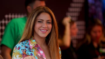 Shakira was spotted in the paddock at the Spanish Grand Prix Sunday, nearly one year after announcing her separation from former Barcelona FC legend Gerard Piqué